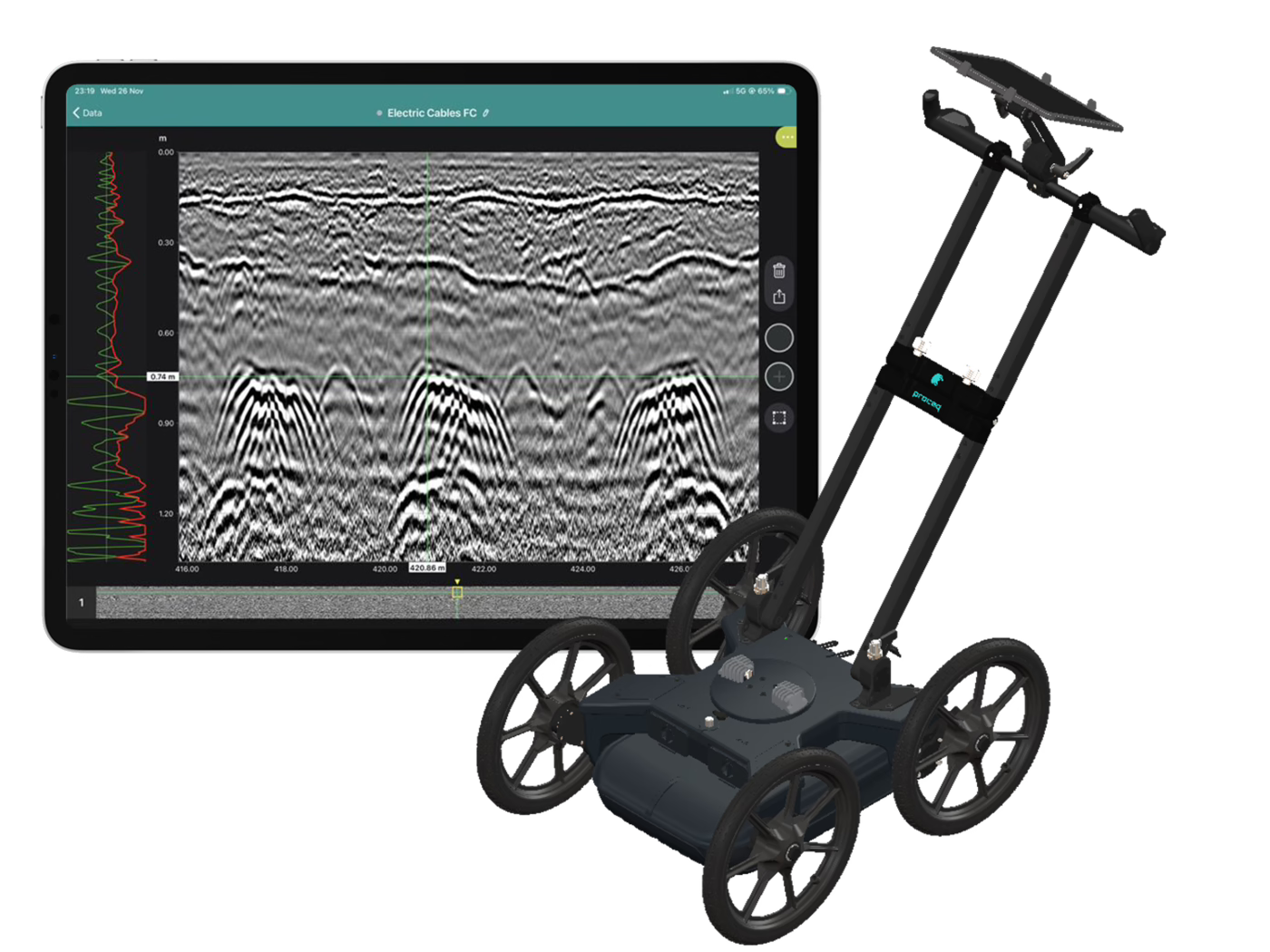 Proceq GS8000 Lite GPR